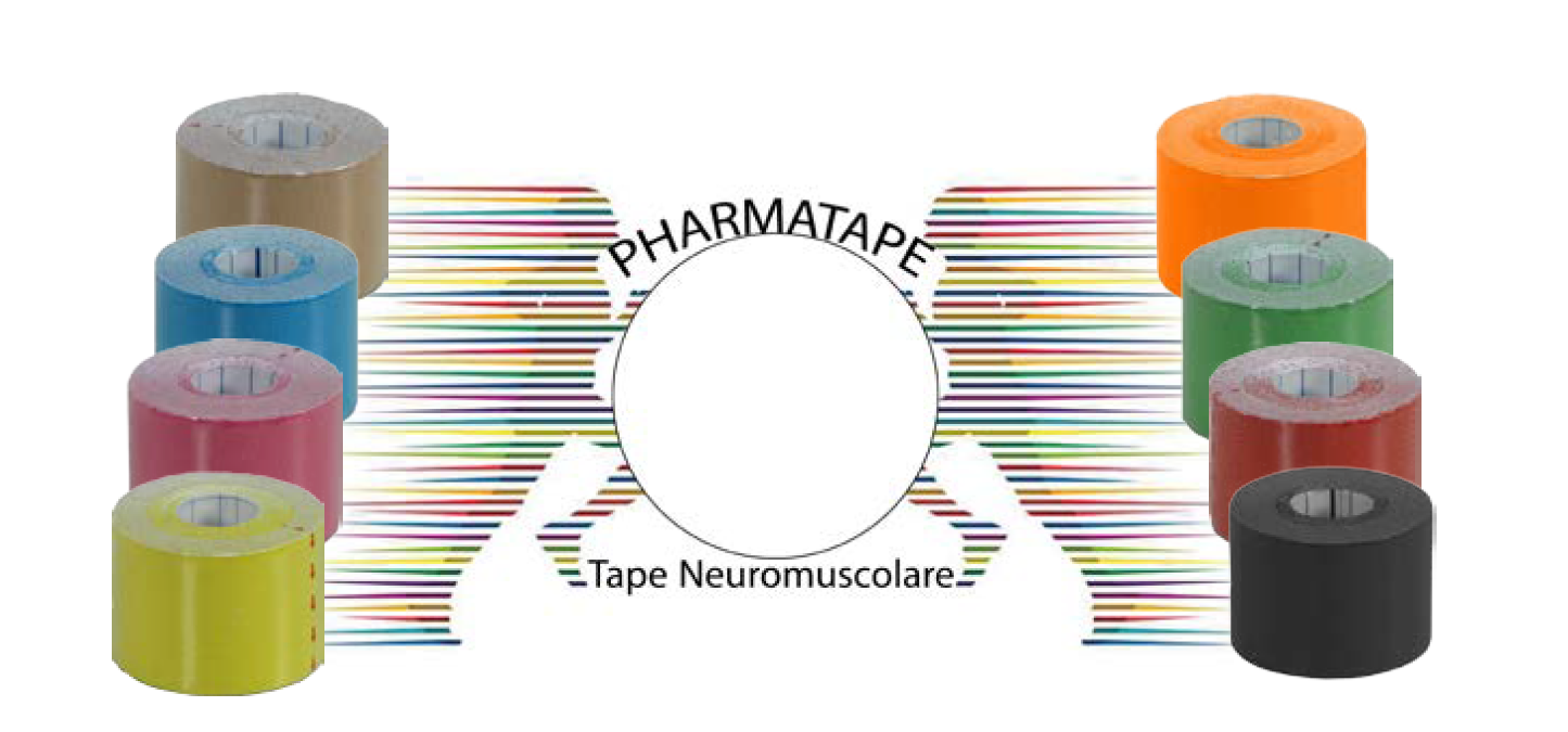 PB Pharma Cerotto Tape Neuromuscolare 5cmx5m colore Nero