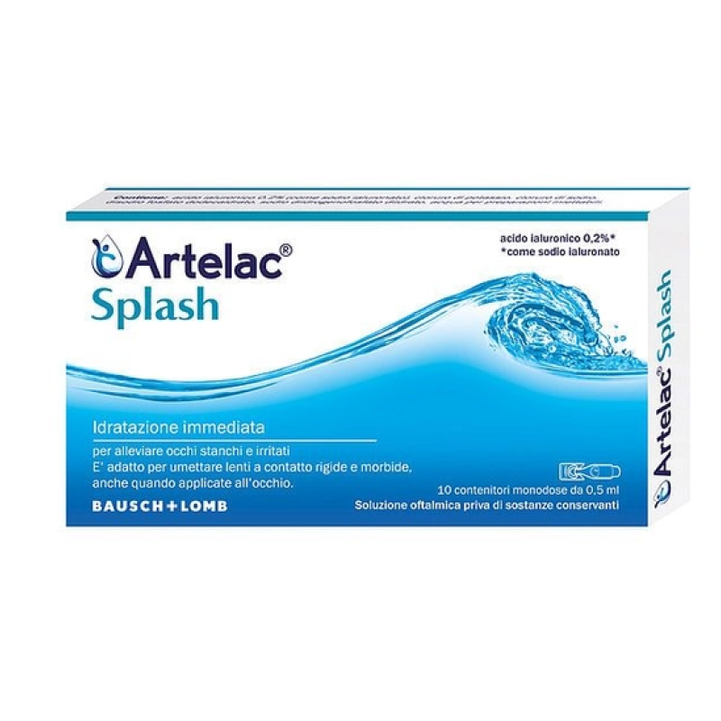 Artelac Splash Gocce Oculari Idratanti Monodose 10x0,5ml
