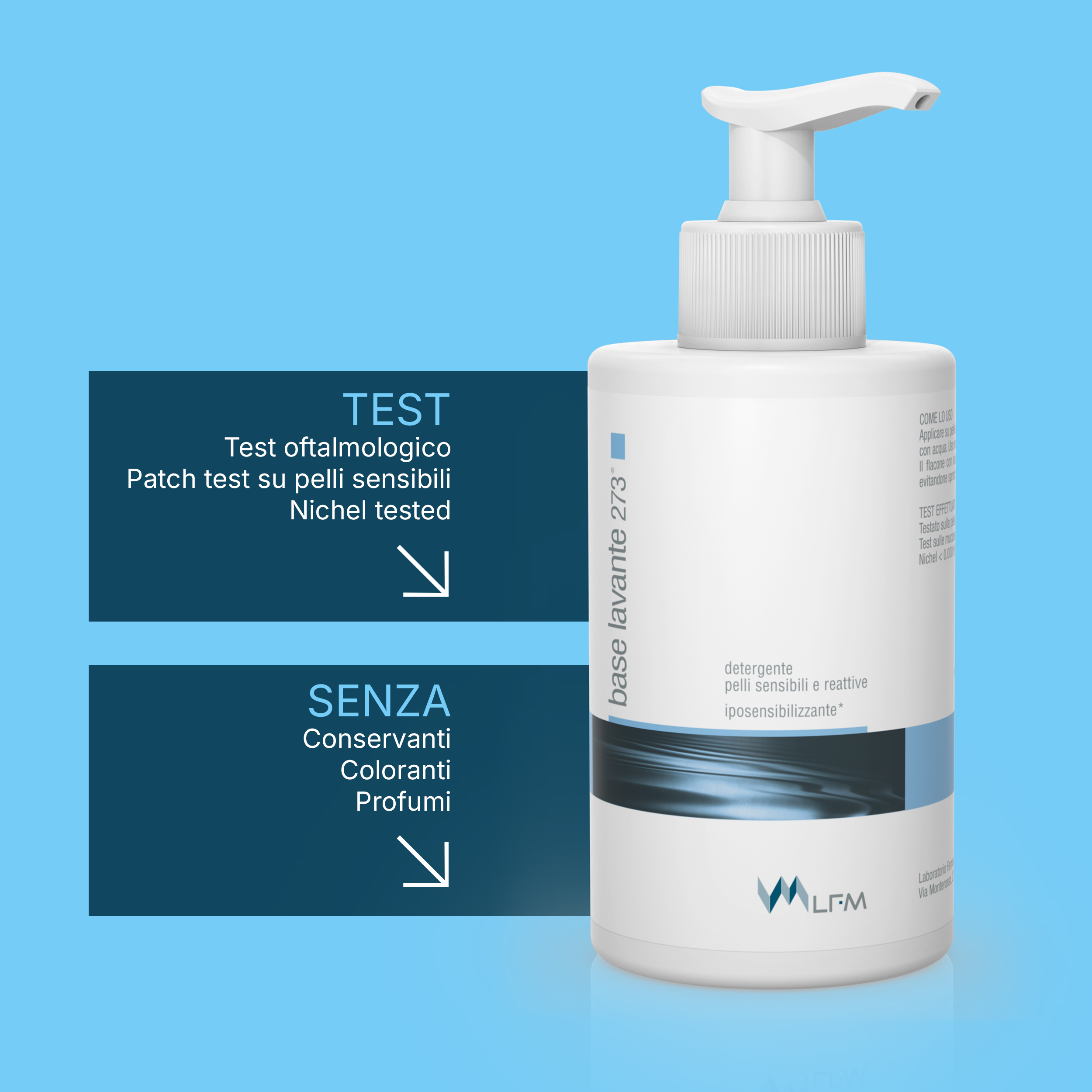 Base Lavante 273 - Detergente Per Pelle Sensibile E Reattiva 300 ml