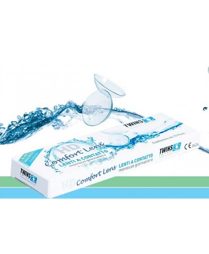 HD Comfort Lens Twins Optical -6,00 Lenti a Contatto Giornaliere 10 Confezioni
