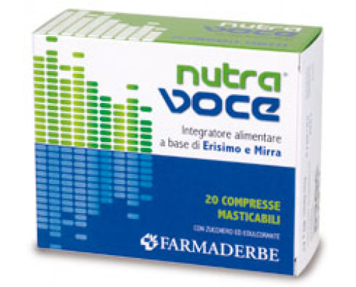 Farmaderbe Nutra Line Voce Integratore 20 Compresse Masticabili