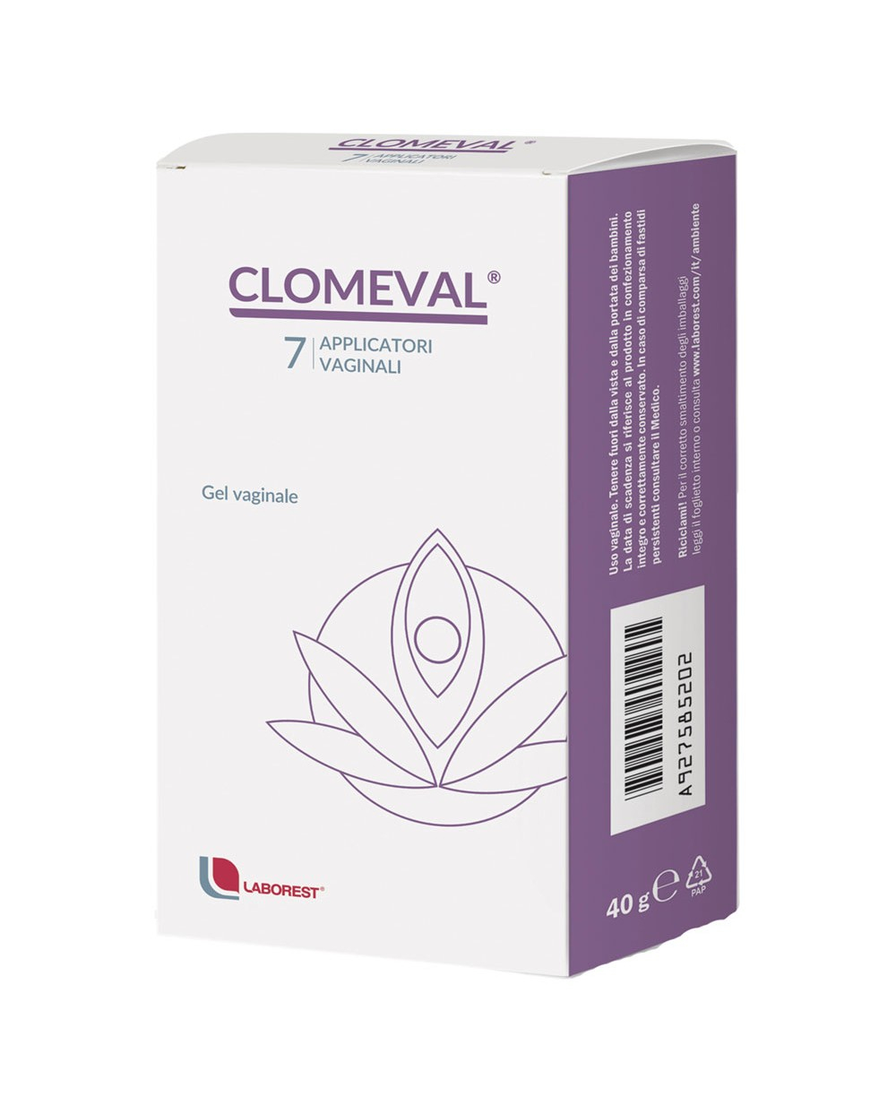 Clomeval gel per infezioni vaginali 40g+7 applicatori