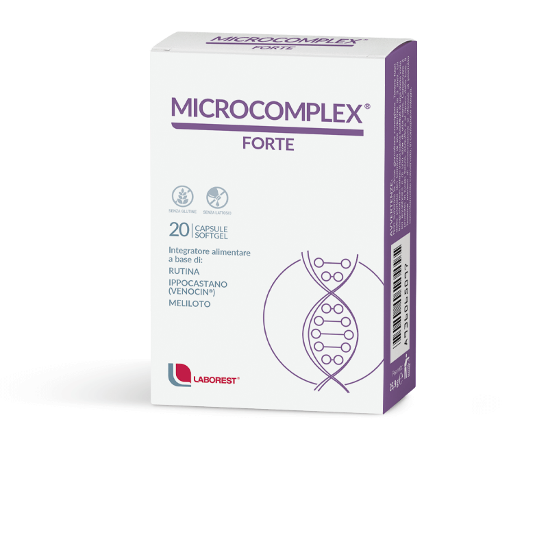 Microcomplex Forte Integratore Microcircolo 20 Capsule Softgel