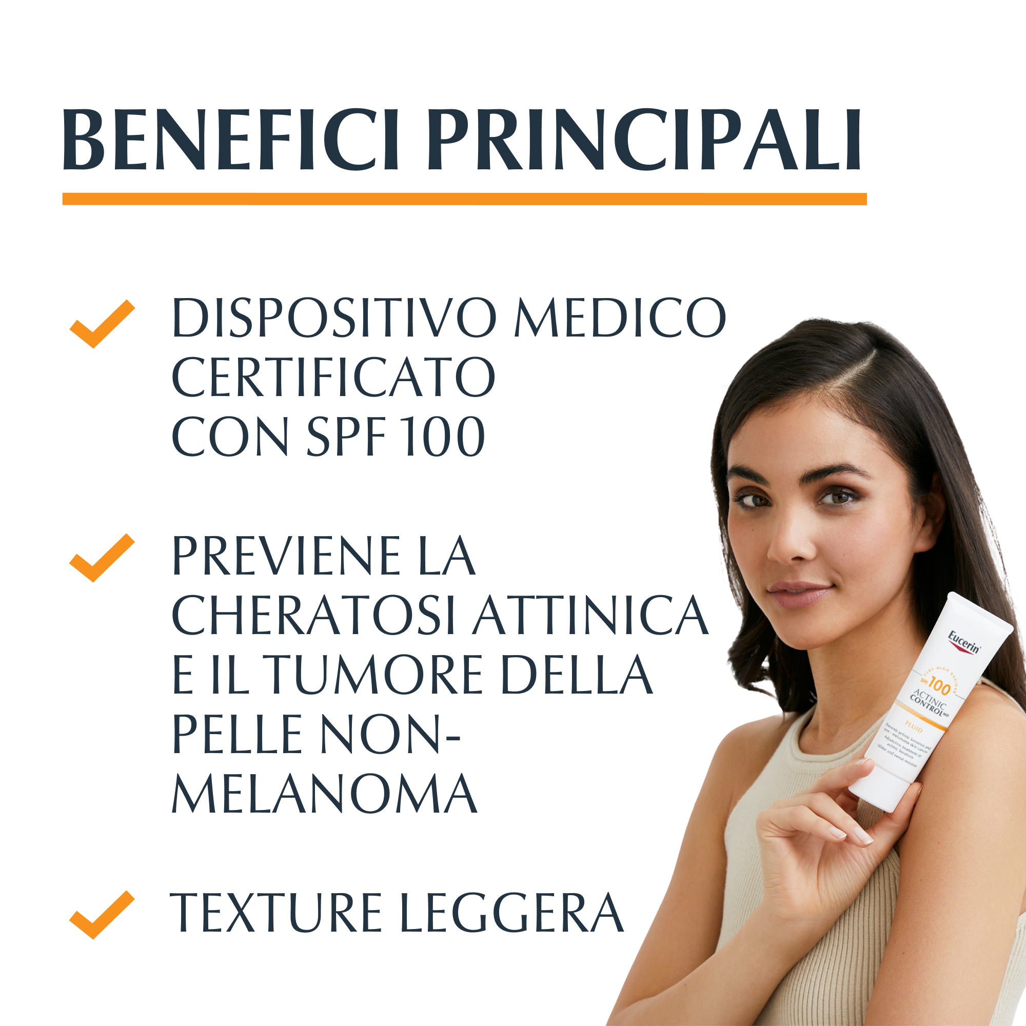 Eucerin Sun Actinic Control Fluido Solare SPF100 80ml