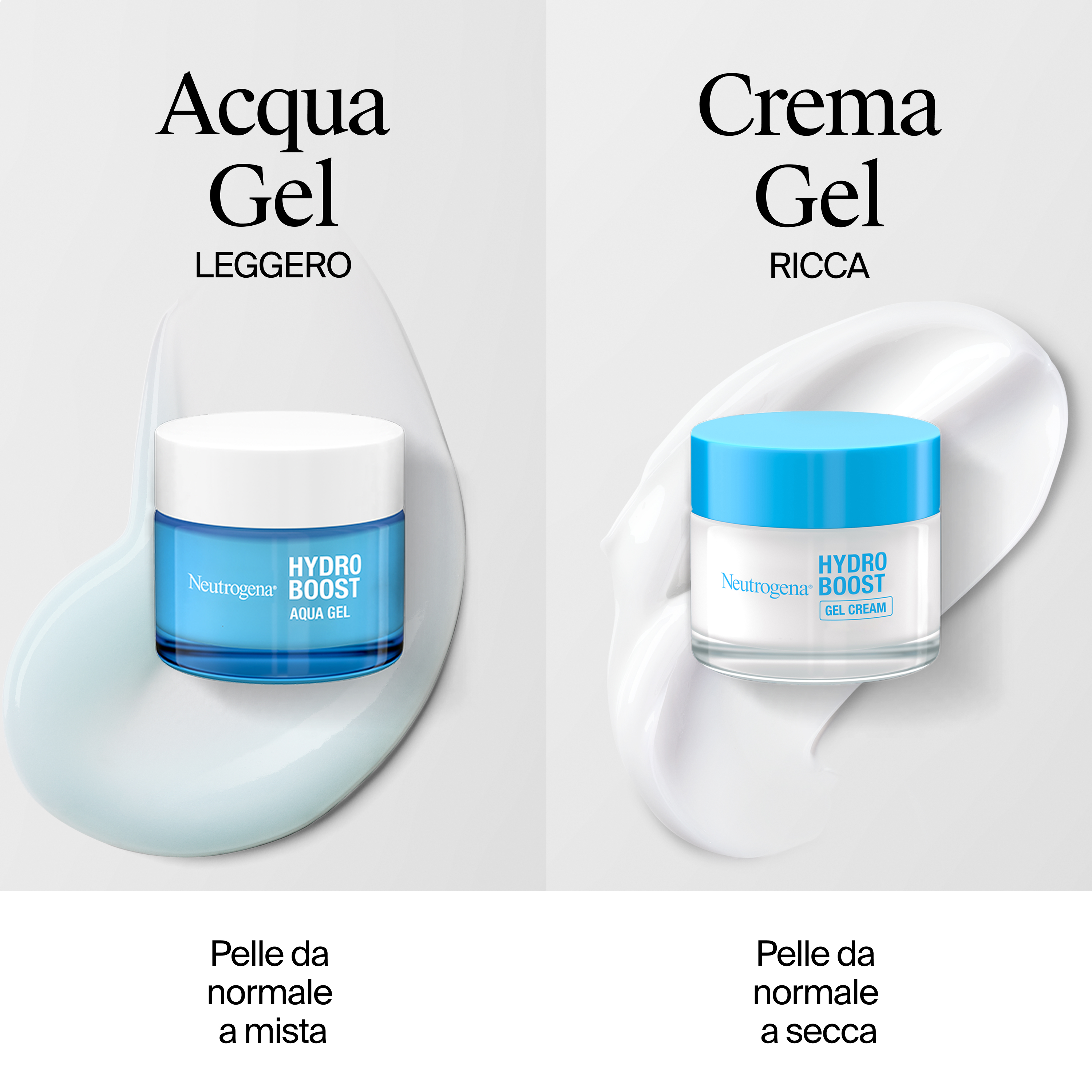 Neutrogena Hydro Boost Crema Gel - Crema Idratante Viso Per Pelle Secca 50 ml