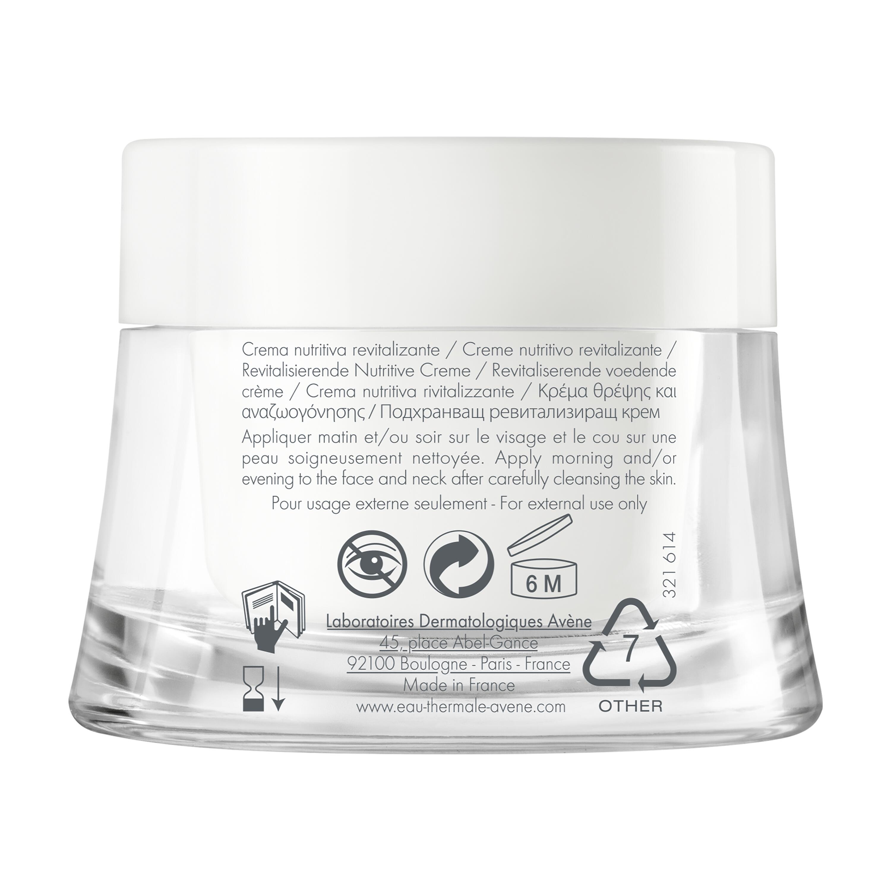 Avène Les Essentiels - Crema Nutritiva Rivitalizzante Per Pelle Secca 50 ml