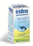 Iridina Antistaminico 10 mg + 8 mg Tonzilamina cloridrato Collirio 10 ml