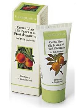 L'Erbolario Crema Viso alla Pesca e Fiori d' Arancio Per Pelli Giovani 50ml