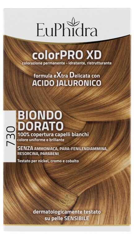Euphidra Colorpro XD Tintura Extra Delicata Colore n°730 Biondo Dorato