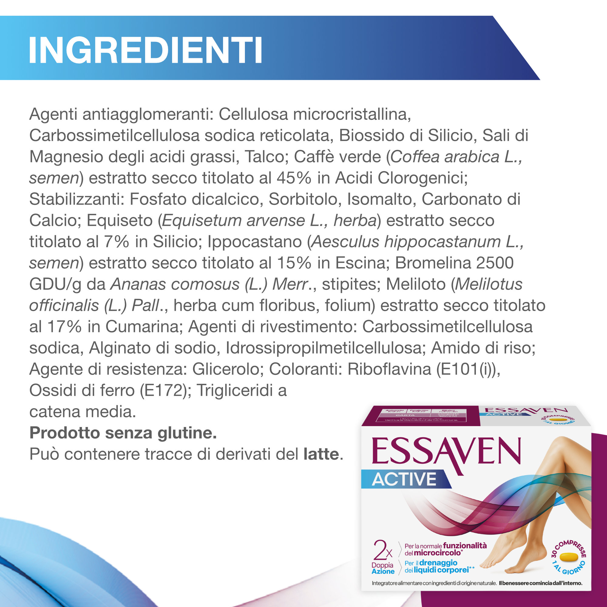 ESSAVEN ACTIVE 30CPR RIVESTITE