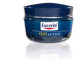Eucerin Q10 Active Crema Notte Viso Antirughe Pelle Sensibile 50 ml
