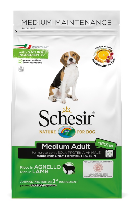 SCHESIR DOG MANT AGNELLO M 3KG