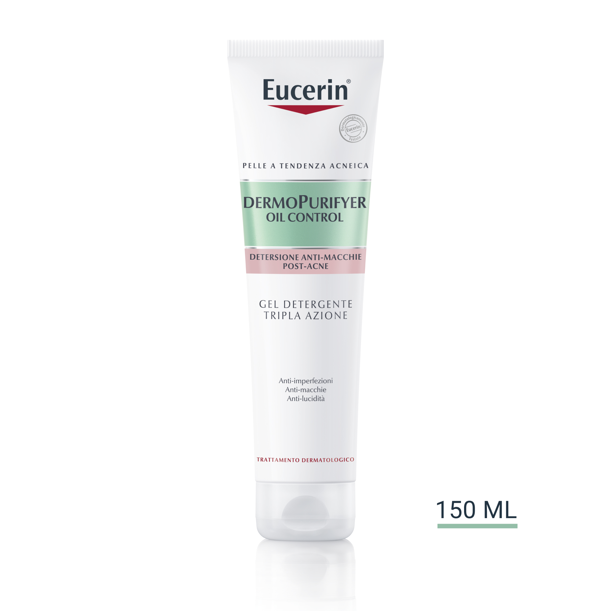 EUCERIN DERMOPURIFYER - Gel Detergente Tripla Azione per Viso e Corpo - 150ml