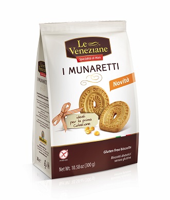 Le Veneziane Munaretti Biscotti Classici Senza Glutine 300 g