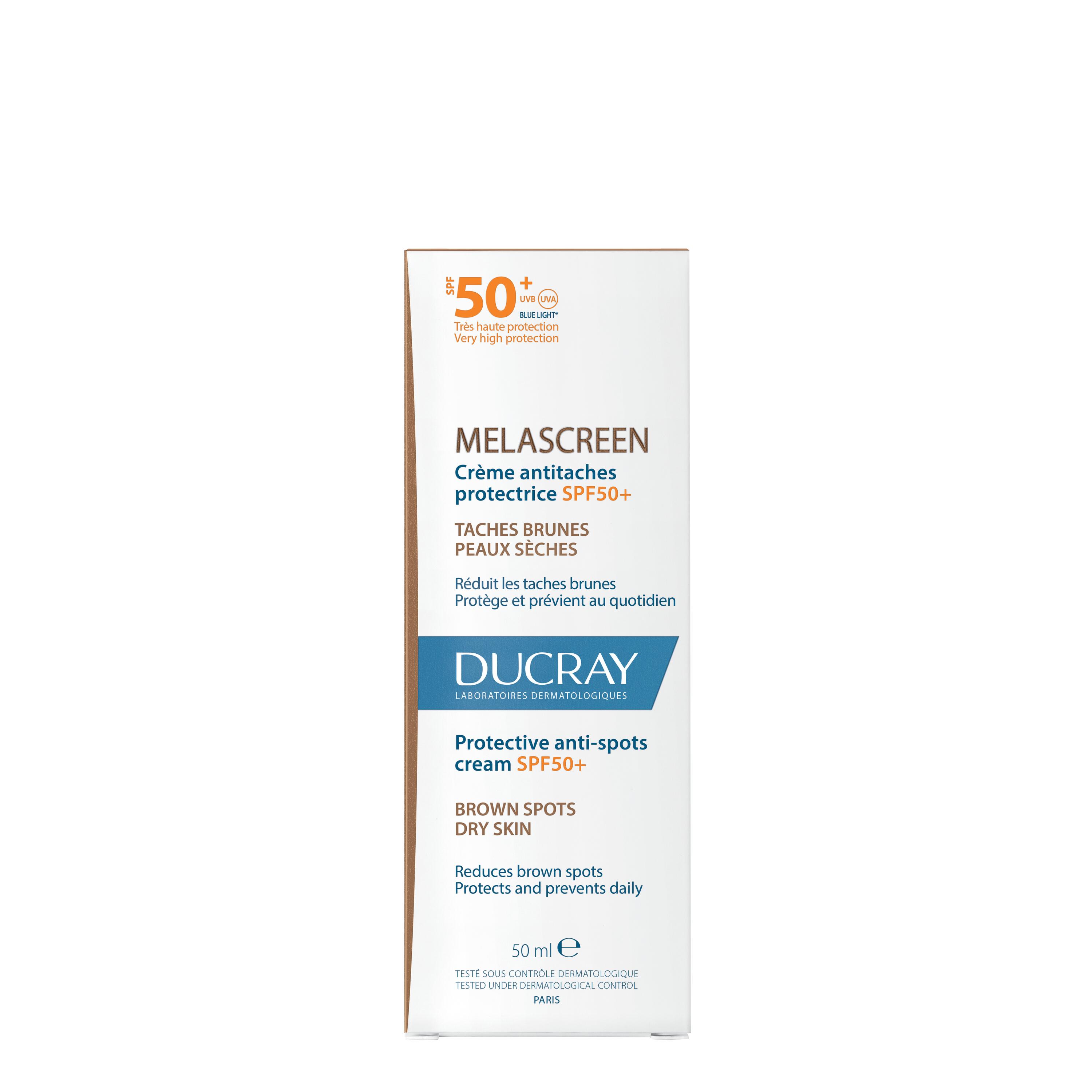 Ducray Melascreen - Crema Anti-Macchie Protettiva SPF50+ Viso 50 ml