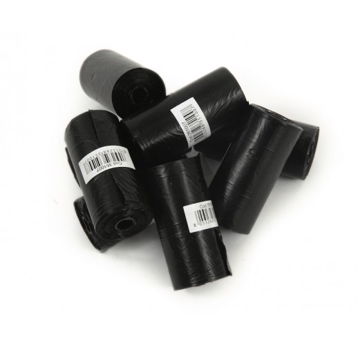 LEOPET SACCHETTI IGIENICI NERI ROTOLI 8x20PZ