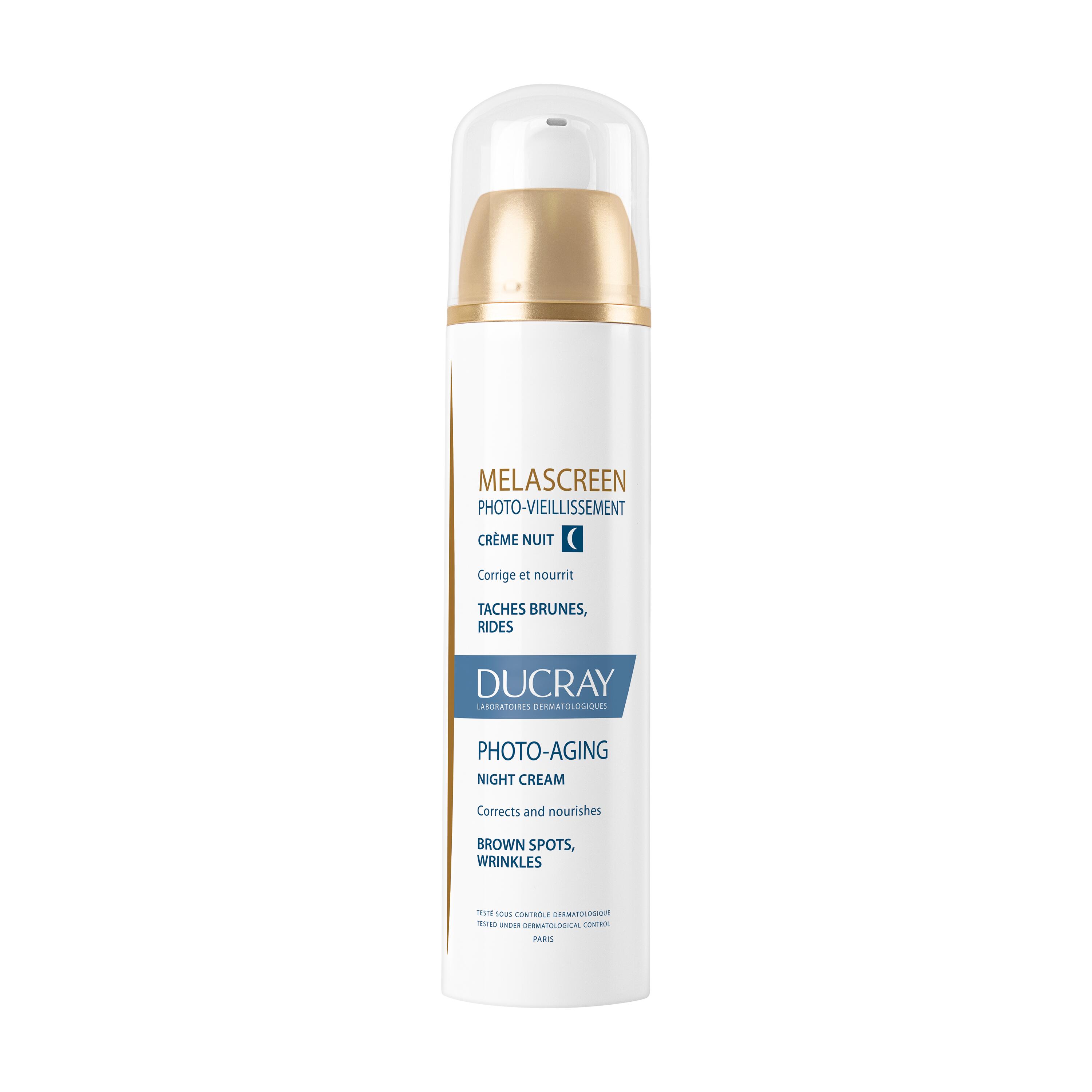 Ducray Melascreen Fotoinvecchiamento - Crema Nutriente Notte Viso 50 ml