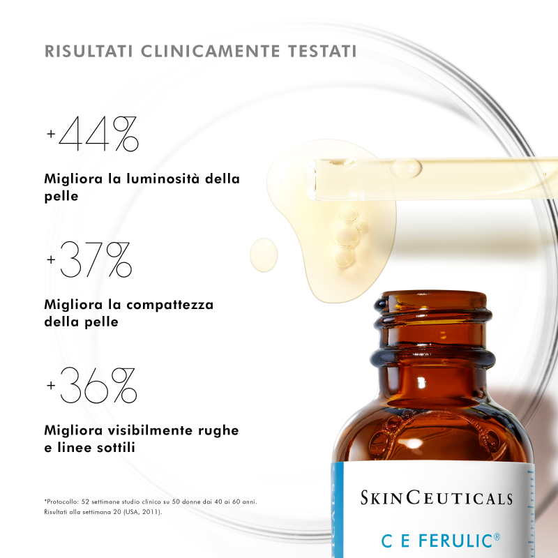 SkinCeuticals C E Ferulic Siero viso antiossidante con Vitamina C ed E in forma pura 30 ml