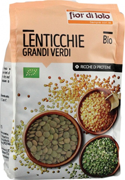 Fior Di Loto Lenticchie Verdi Biologiche 400 g