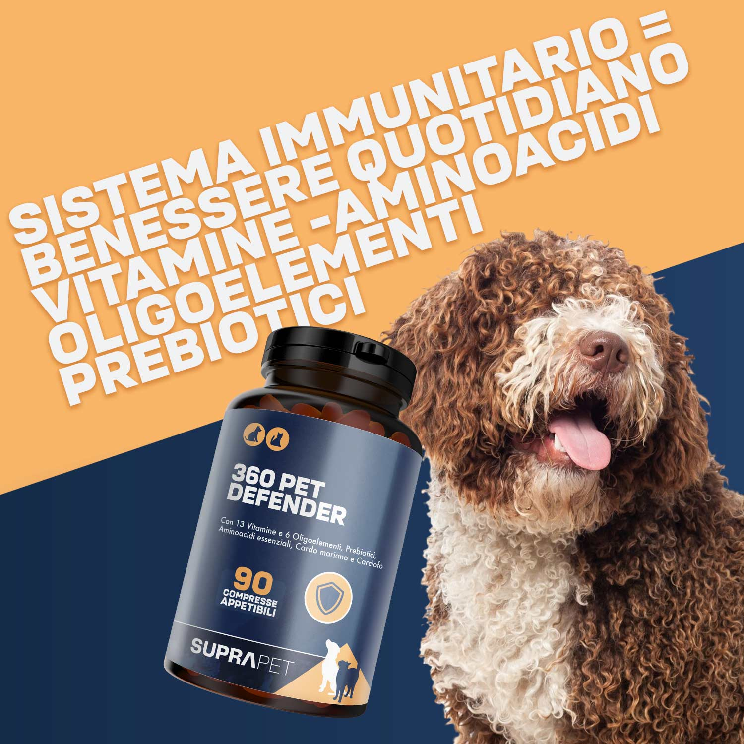 Suprapet 360 pet defender 90 compresse