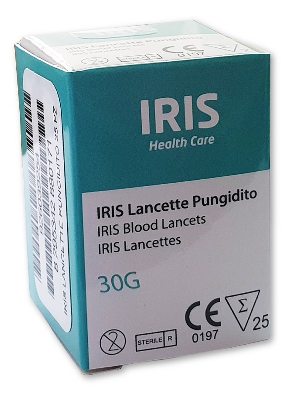IRIS LANCETTE PUNGIDITO sterili 25 pezzi