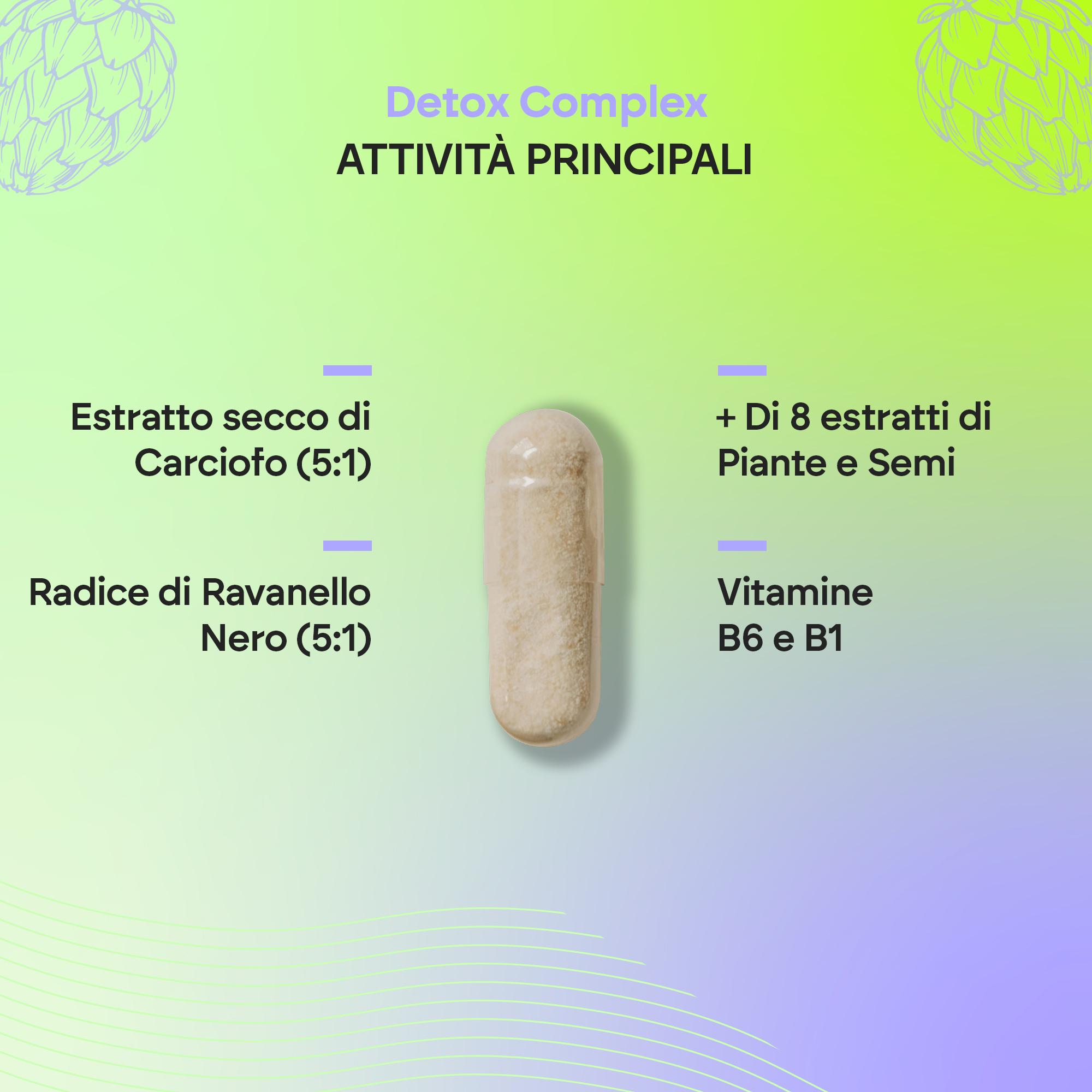 Nutralie Detox Complex 90 Capsule - Integratore Per Il Metabolismo Energetico