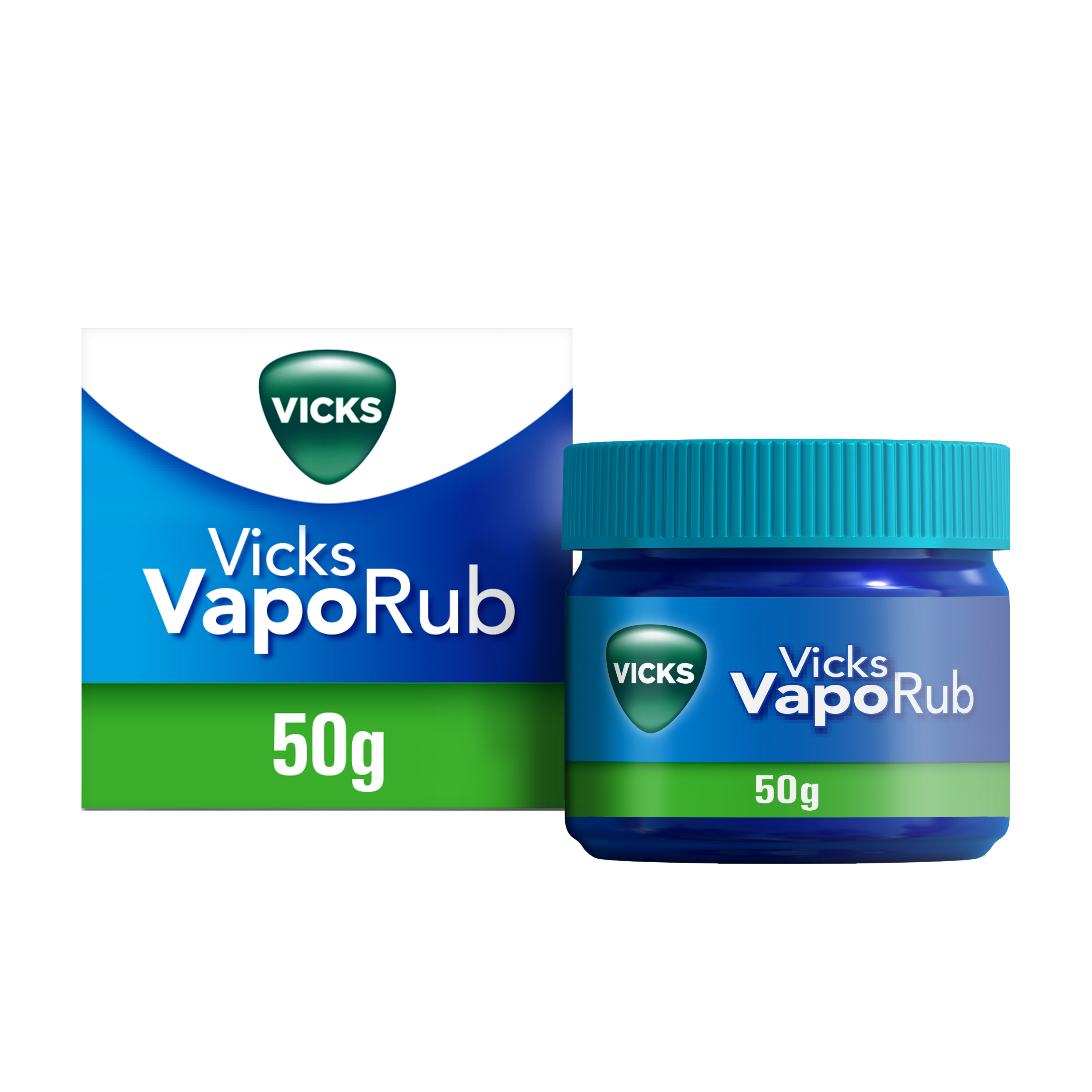 Vicks Vaporub Canfora Unguento per Uso Inalatorio 50 g