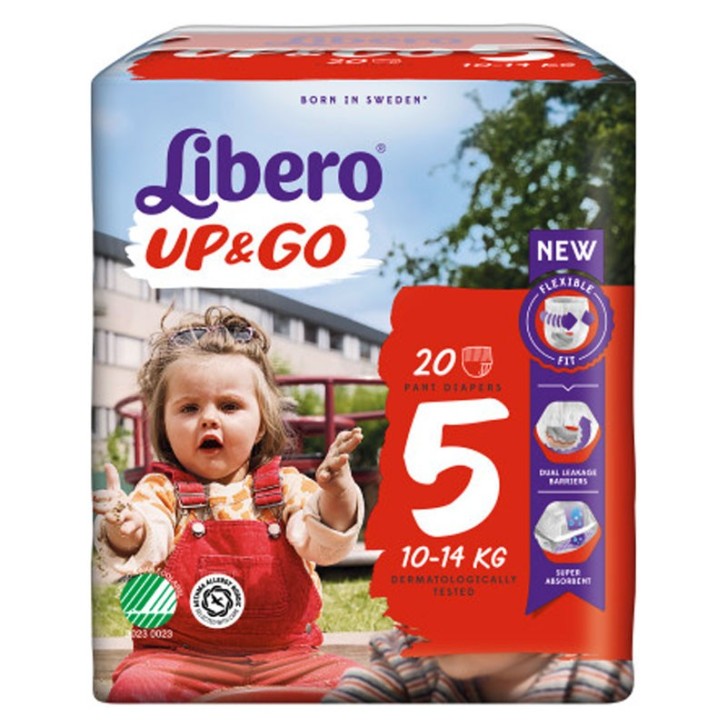 LIBERO UP&amp;GO PANN 5 10-14 20PZ