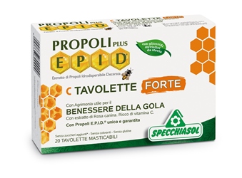 Specchiasol Epid C Tavolette Forte Integratore benessere Gola 20 Tavolette