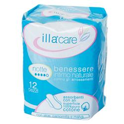 Illa Care Assorbenti Notet Ipoallergenici Con Ali 12 Pezzi