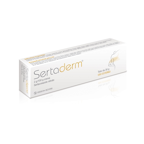Sertaderm 2g / 100g Sertaconsazolo Crema Antimicosi 30 g