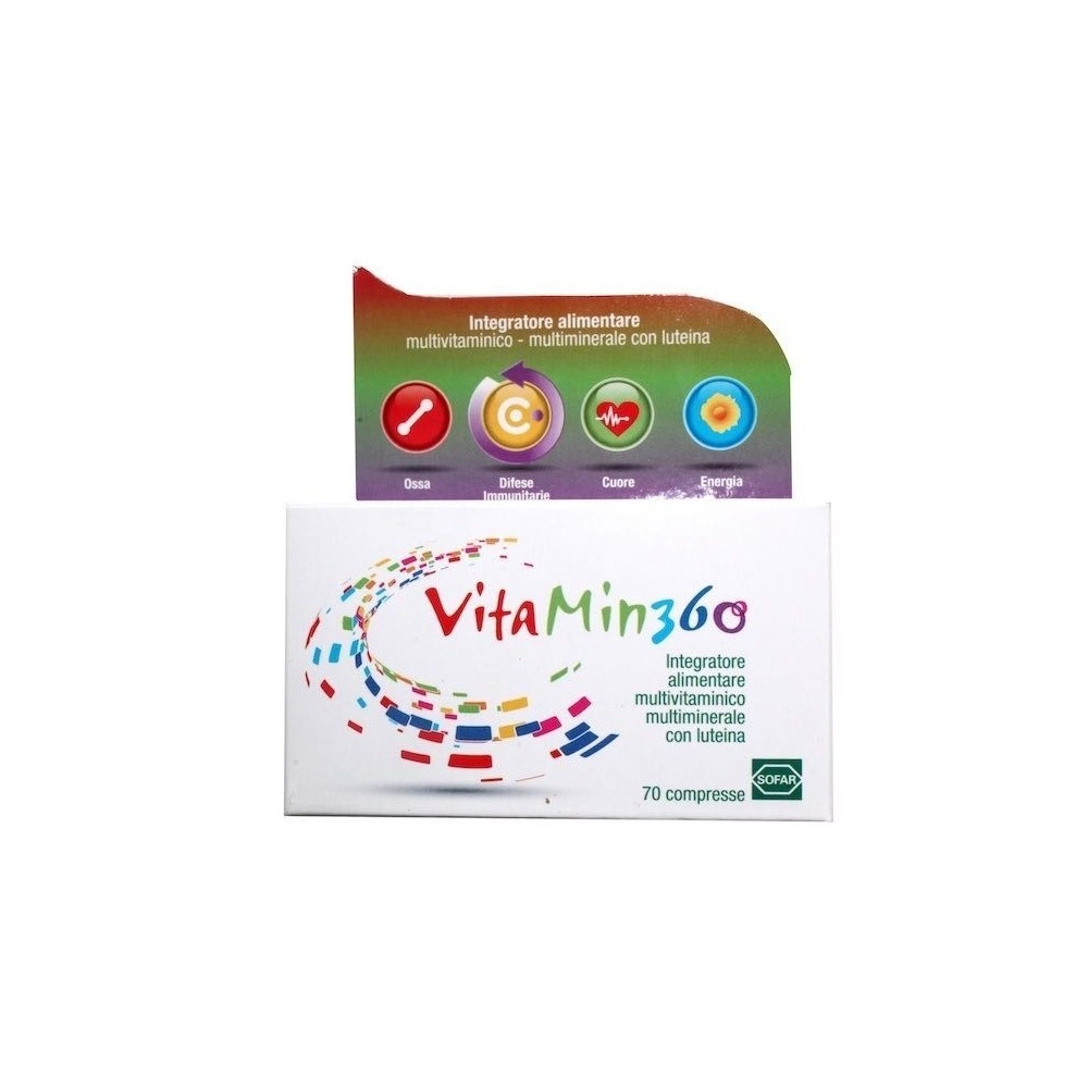 Vitamin 360 Integratore Multivitaminico Multiminerale 70 Compresse