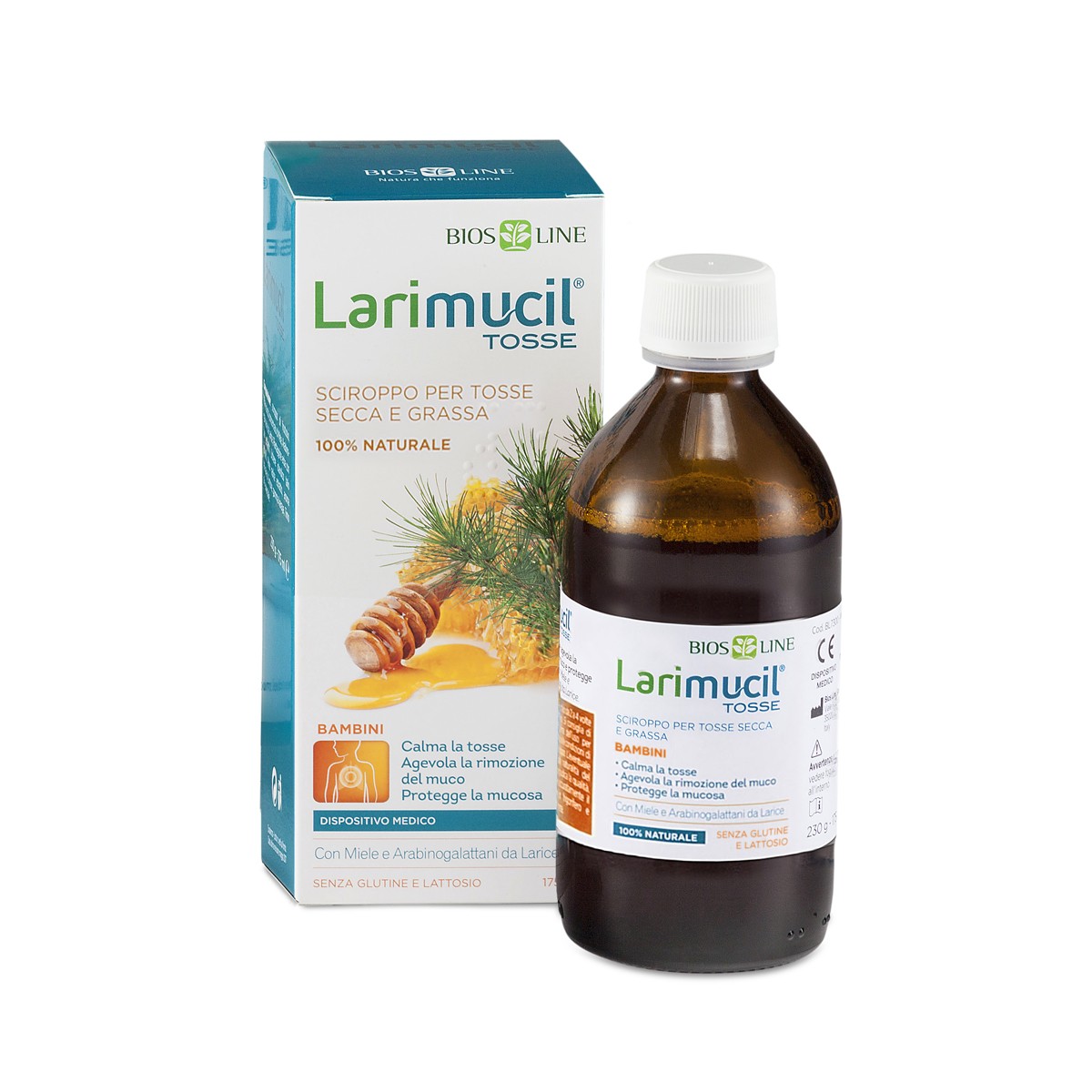 Larimucil Tosse sciroppo bambini 175 ml