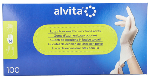 ALVITA GUANTI LATTICE M 100PZ