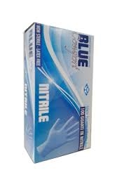 GUANTI NITRILE SENZA POLVERE TAGLIA S 100 PEZZI