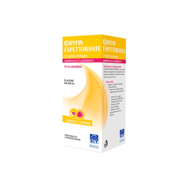 Coryfin Espettorante 3 mg/ml Ambroxolo Sciroppo 200 ml