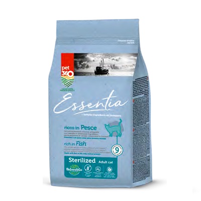 PET360 ESSENTIA GATTO STERILIZED GRAIN FREE ADULT PESCE 300GR
