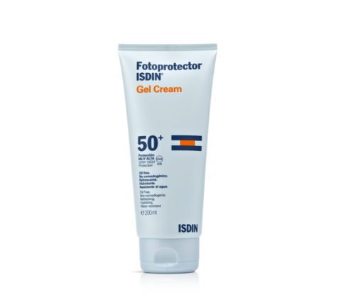 Fotoprotector Isdin Gel-Crema Solare SPF 50+ Protezione Viso 200 ml