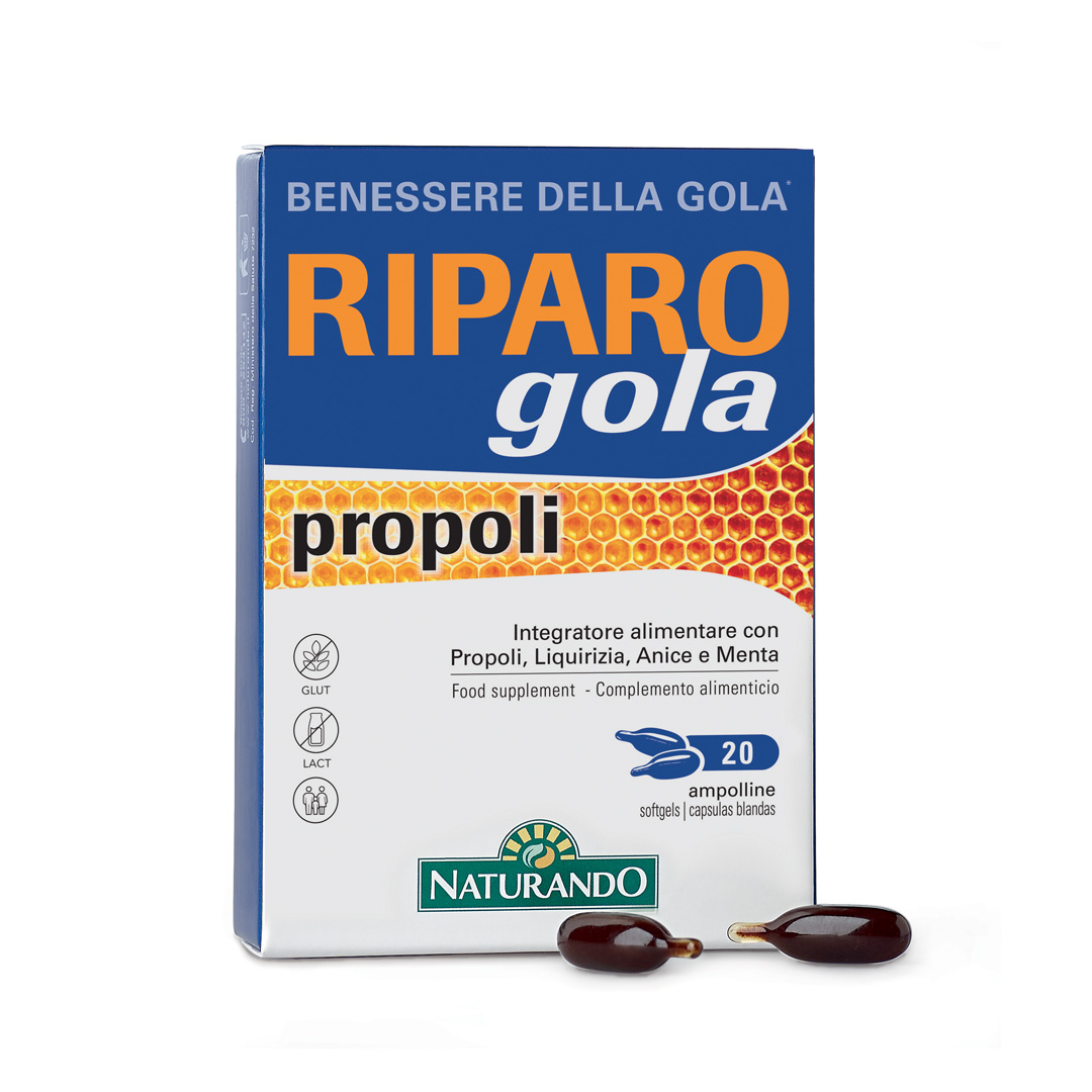 Riparo Gola Propoli 20 ampolline gelatinose