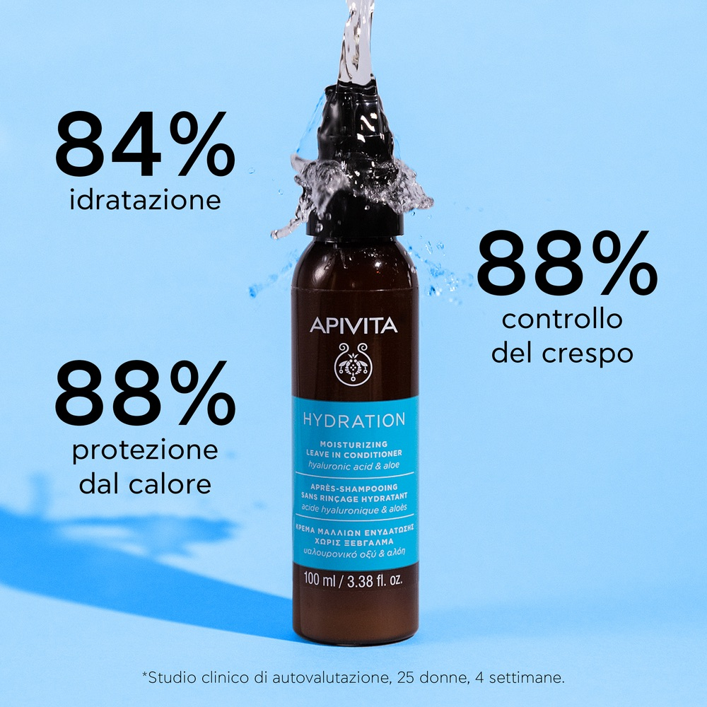 Apivita Balsamo Capelli Leave-In Idratante con Aloe e Acido Ialuronico - 100ml