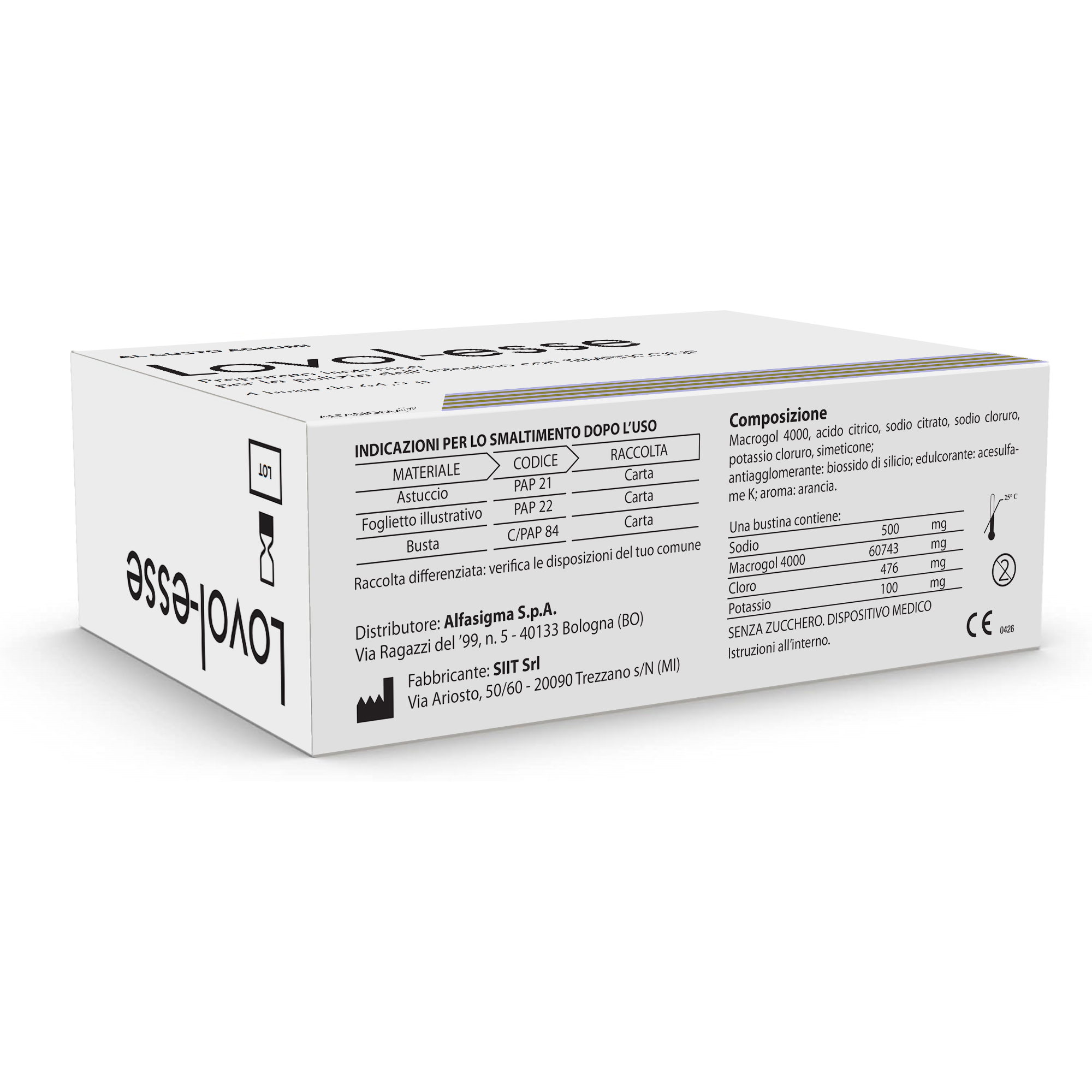 Lovol-Esse Integratore Intestinale 4 Bustine