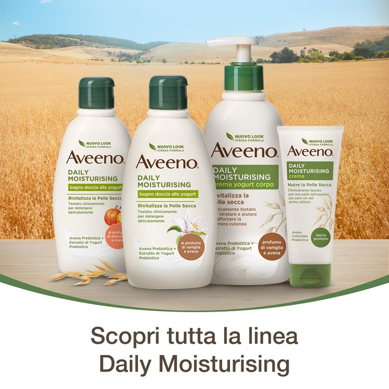 AVEENO BAGNO DOCCIA ALLO YOGURT, AL PROFUMO DI VANIGLIA E AVENA 300ml