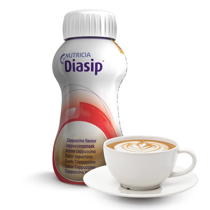 Diasip Integratore Per Diabetici Gusto Cappuccino 4x200 ml