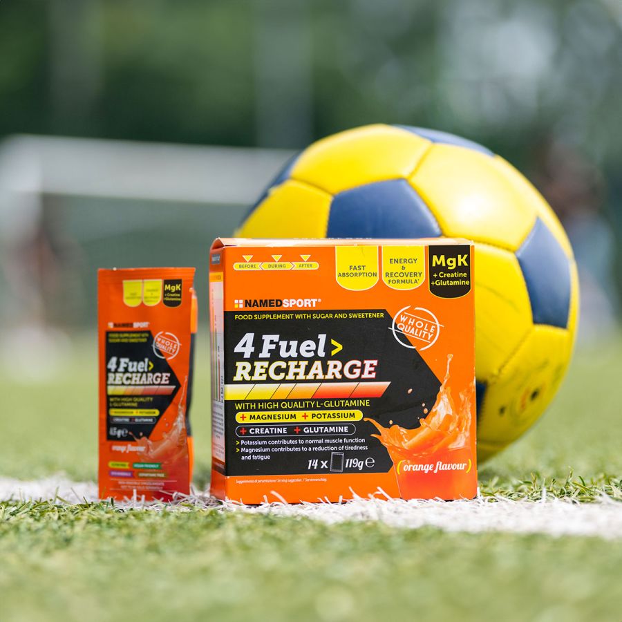Named Sport 4Fuel Recharge 14 Bustine Gusto Arancia - Integratore Per Lo Sport