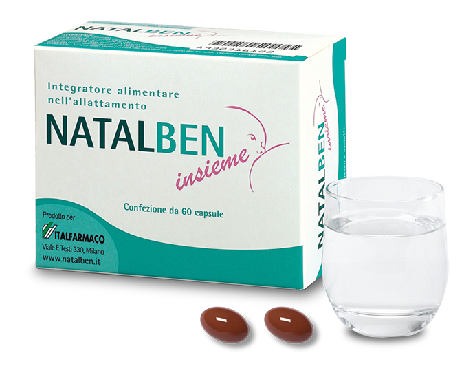 Natalben Insieme Integratore Multivitaminico Per Allattamento 60 Capsule