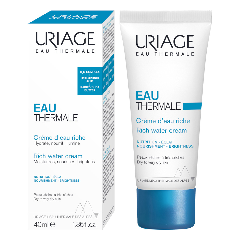 Uriage Eau Thermale Crema Ricca all'Acqua Idratante Viso 40 ml