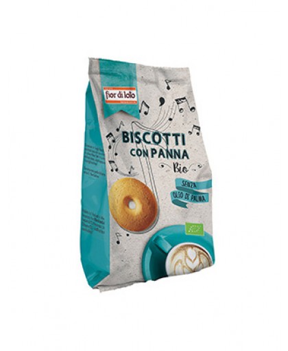 Fior di Loto Biscotti con Panna Bio e Senza Olio di Palma