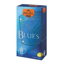 Akuel Blues Profilattico Dal Confort Elevato 12 Pezzi