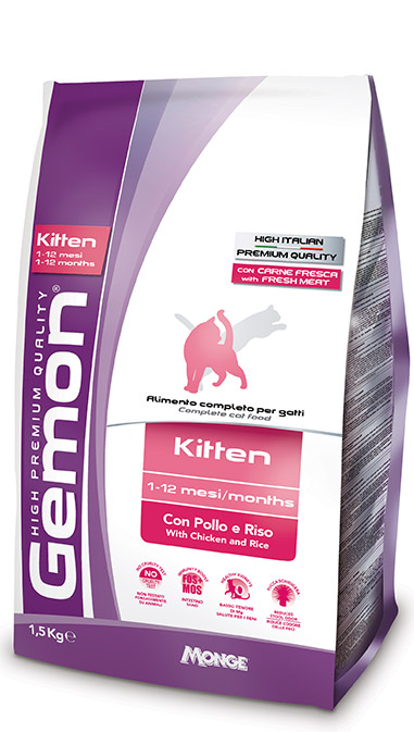 GEMON KITTEN POLLO RISO 1,5KG