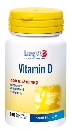 LongLife Vitamina D 400 U.I. Integratore Ossa 100 Compresse